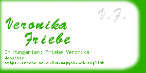 veronika friebe business card